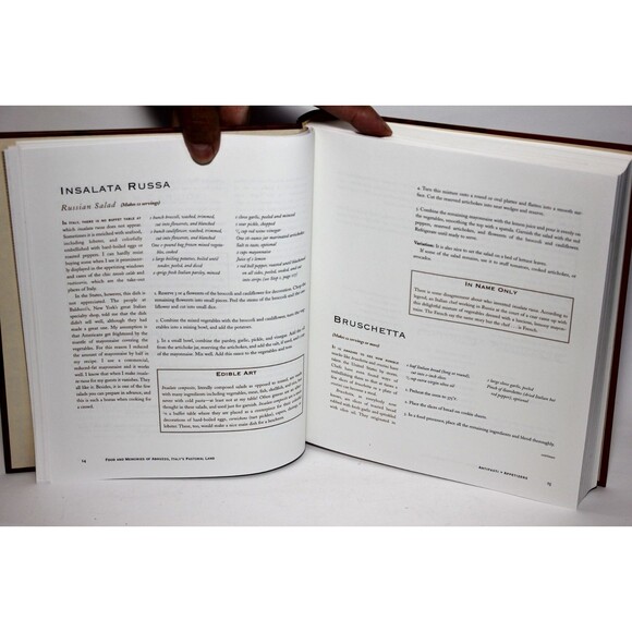 FOOD & MEMORIES OF ABRUZZO Italy's Pastoral Land Anna Ter. Callen HC/DJ Cookbook - Picture 8 of 14